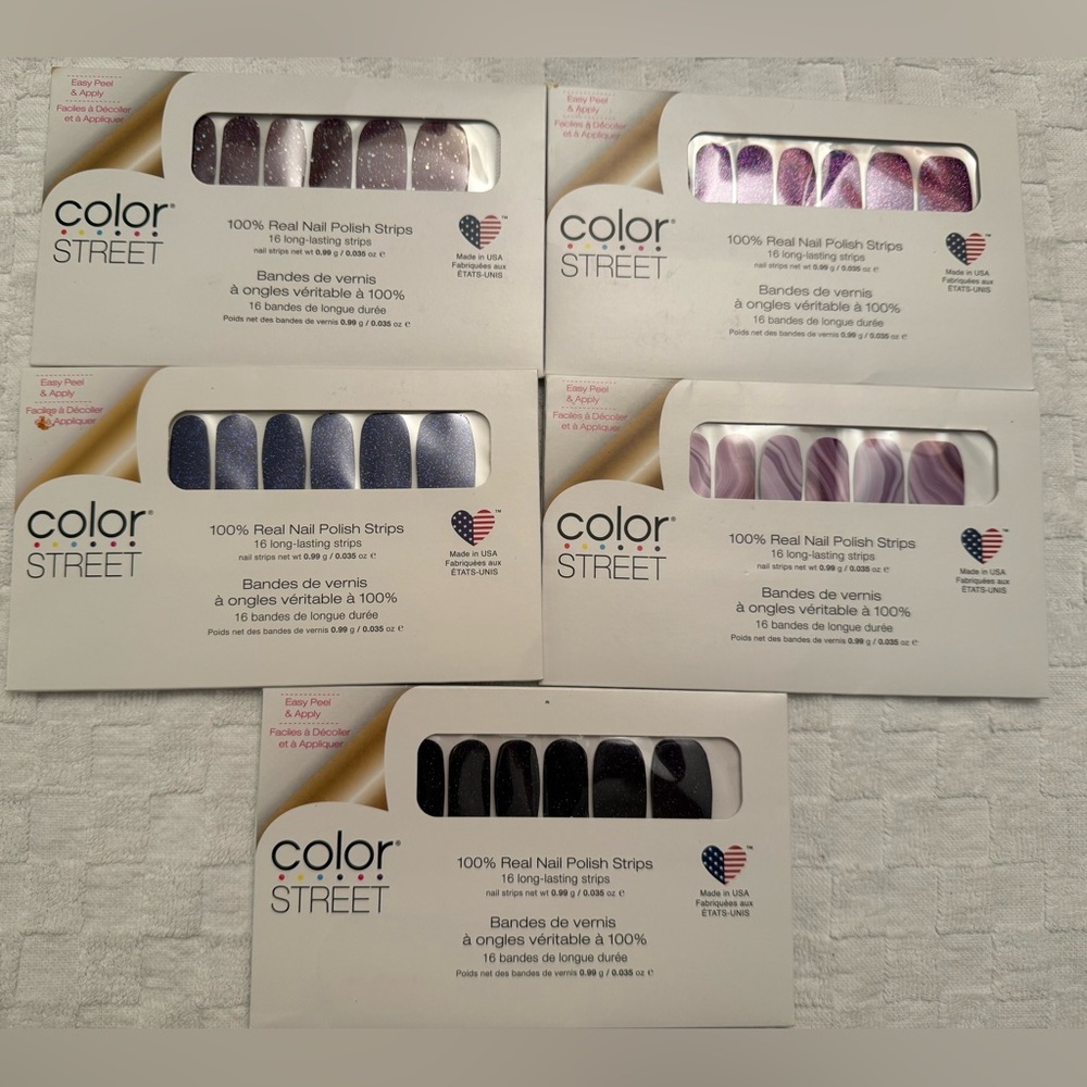 Color Street 100% Real Nail Polish Strips Set, BRAND NEW